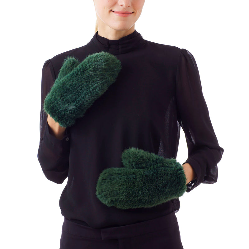 MAMMOTH Green KnItted Gloves