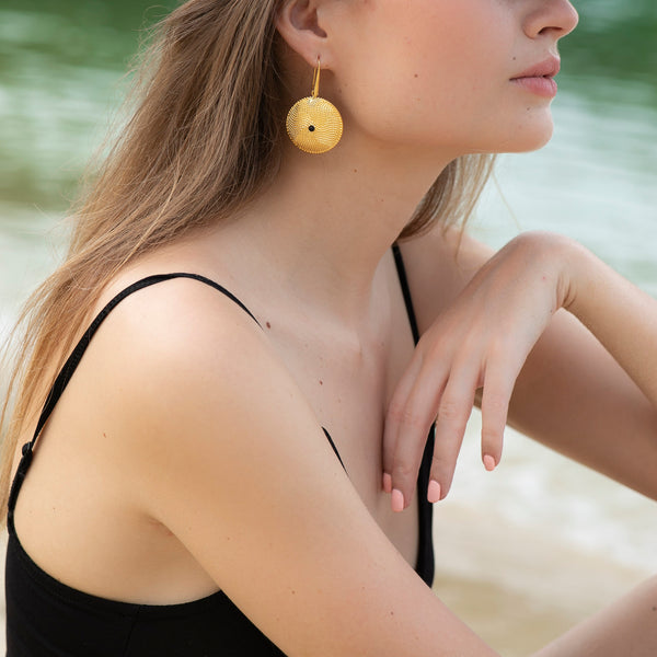 LEONIE statement earrings gold-plated