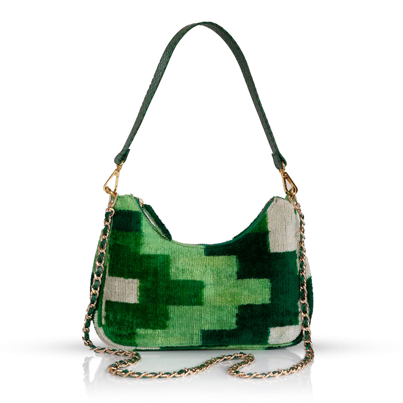 MOONBAG, IKAT PIXEL GREEN