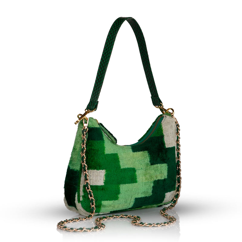 MOONBAG, IKAT PIXEL GREEN