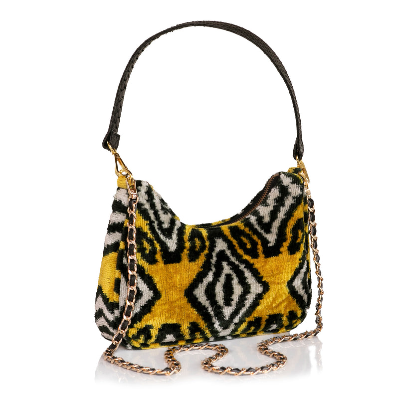 MOONBAG, IKAT DIAMOND YELLOW