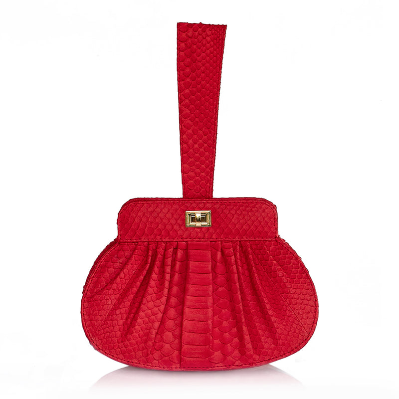 POOPIDOO WRISTLET BAG, RED