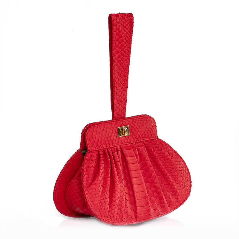 POOPIDOO WRISTLET BAG, RED