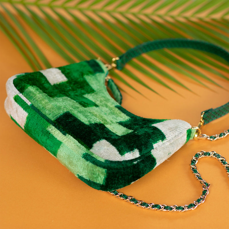 MOONBAG, IKAT PIXEL GREEN