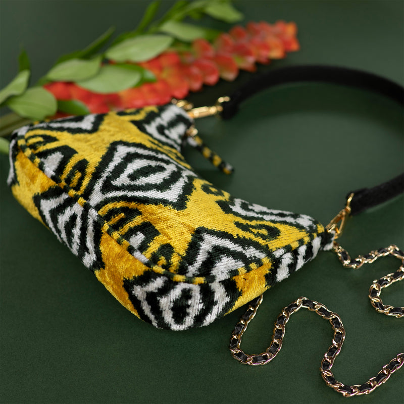 MOONBAG, IKAT DIAMOND YELLOW