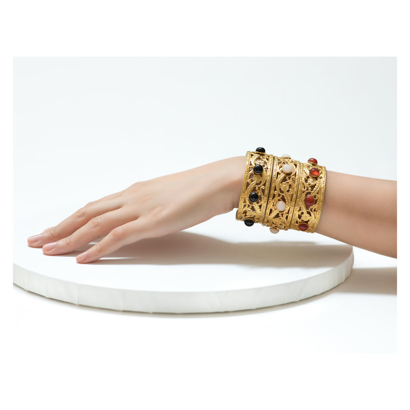 PHILAE bracelet gold-plated lune