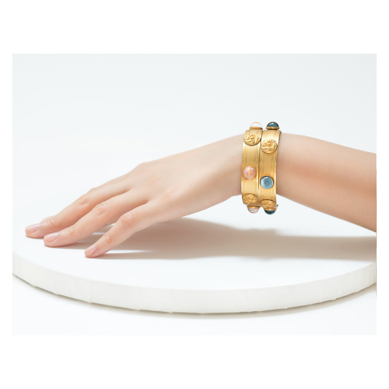 APHRODITE Bracelet Gold-Plated Night Blue