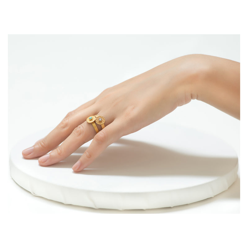 Kamar Adjustable Pearl Ring