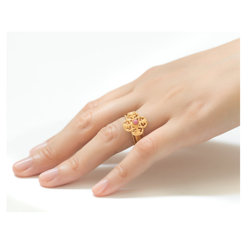 MONA Adjustable Ring Pink