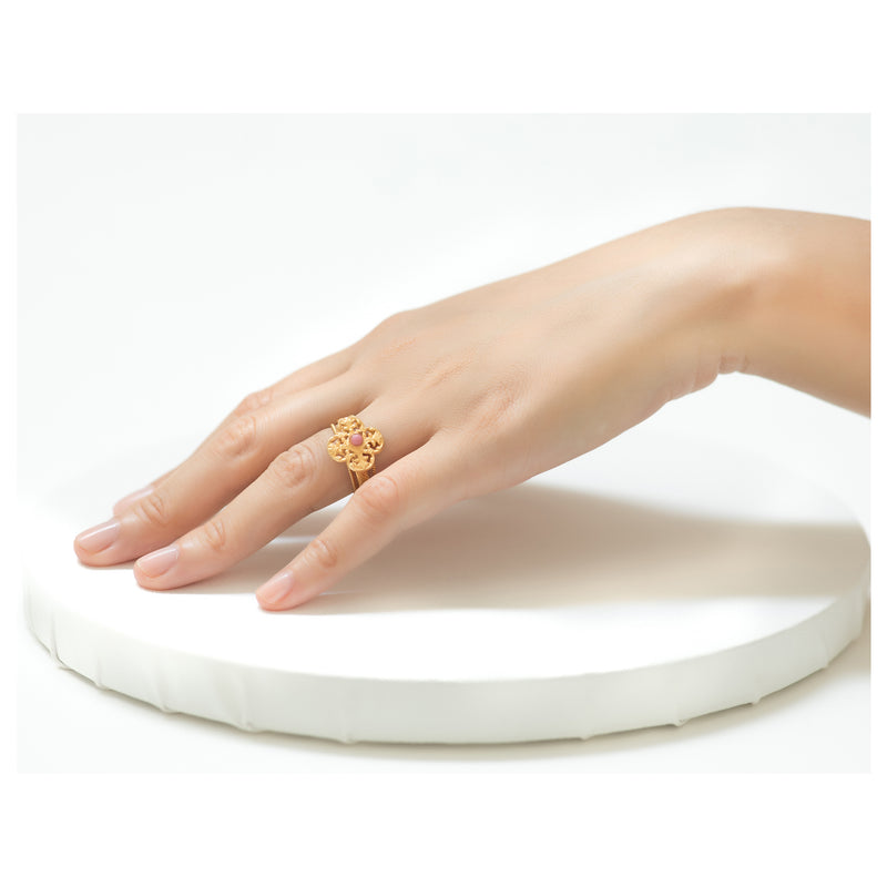 MONA Adjustable Ring Pink