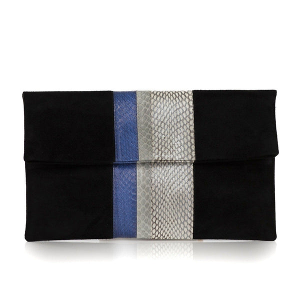 STRIPY clutch bag