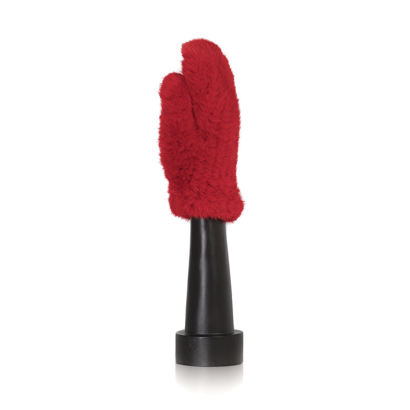 MAMMOTH Red Knitted Gloves