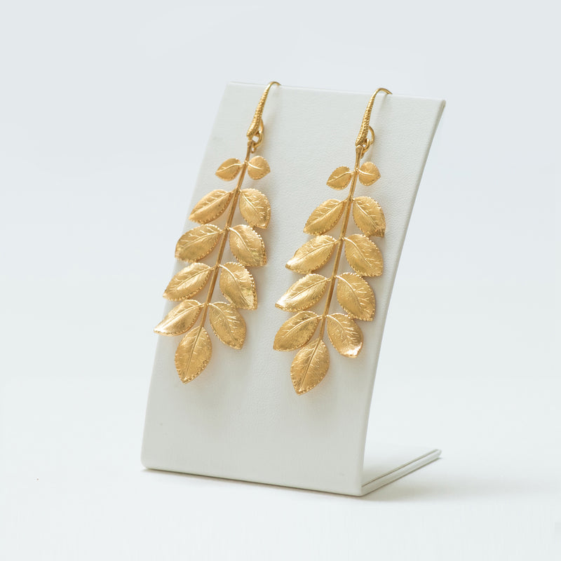 EDEN floral earring gold-plated