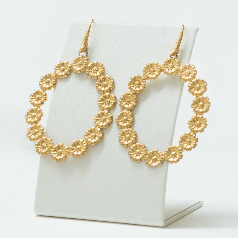 LILA earring gold-plated
