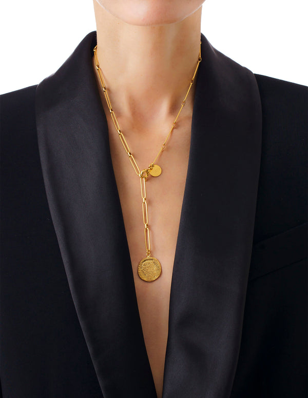 BYBLOS Coin-necklace, vintage inspired