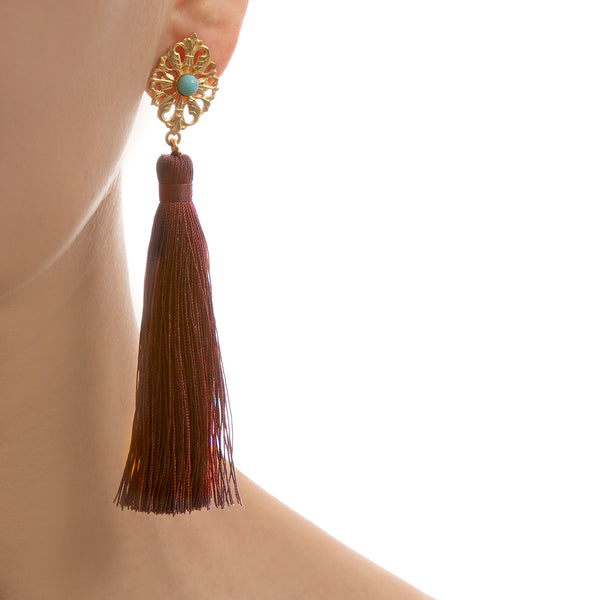 AZYADE Earring Brown