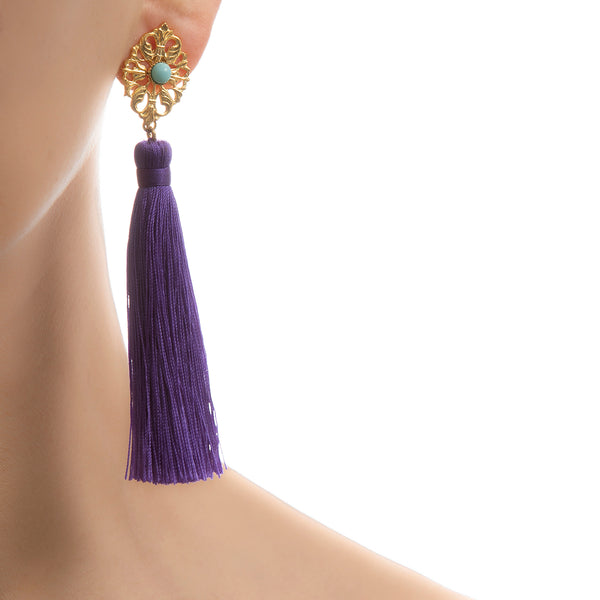 AZYADE Earring Purple