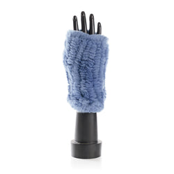 CHATEL Light blue knitted Mittens