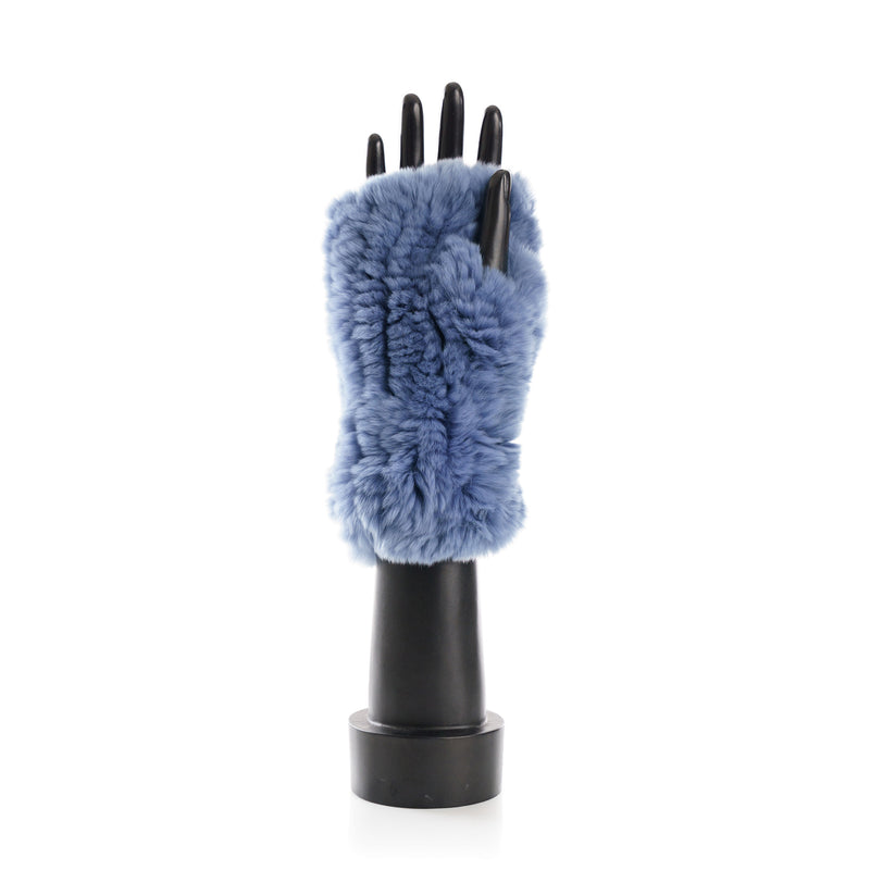CHATEL Light blue knitted Mittens
