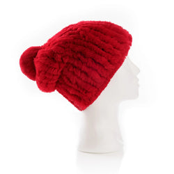 Verbier Red Knitted Hat