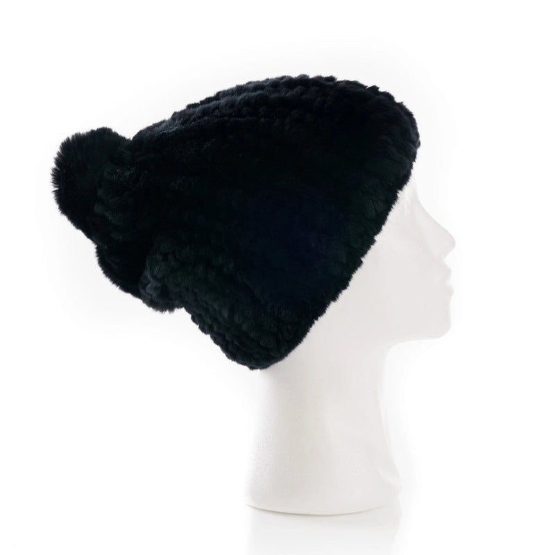 Verbier Black Knitted Hat