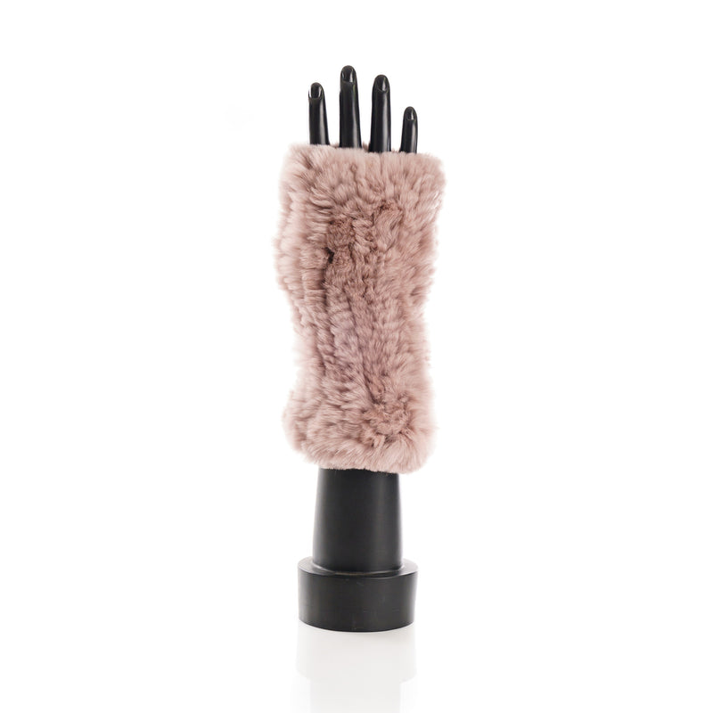 CHATEL Pink Knitted Mittens