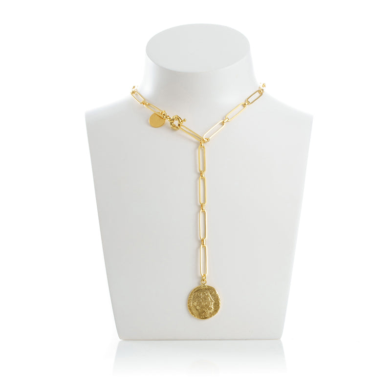 BYBLOS Coin-necklace, vintage inspired