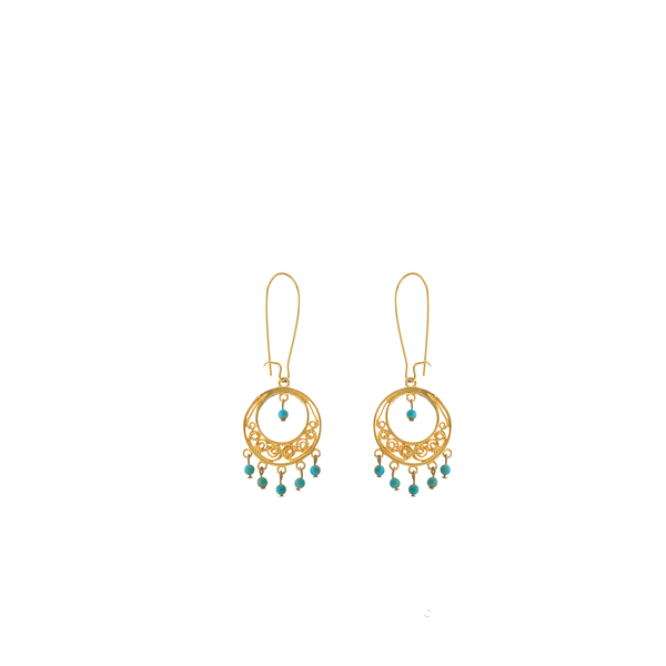 CELINE Earring Turquoise