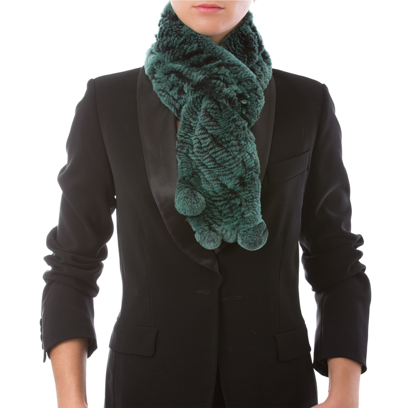 CHAMONIX green Knitted scarf