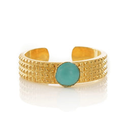 CLARIS adjustable ring turquoise