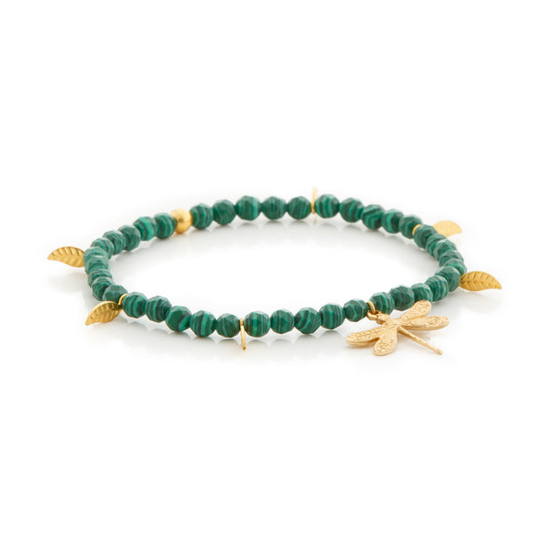 DRAGONFLY Bracelet Malachite