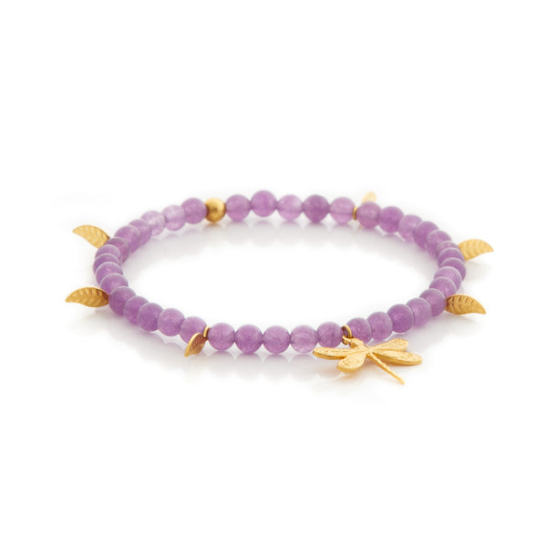 DRAGONFLY Bracelet Amethyst