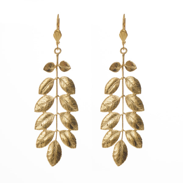 EDEN floral earring gold-plated