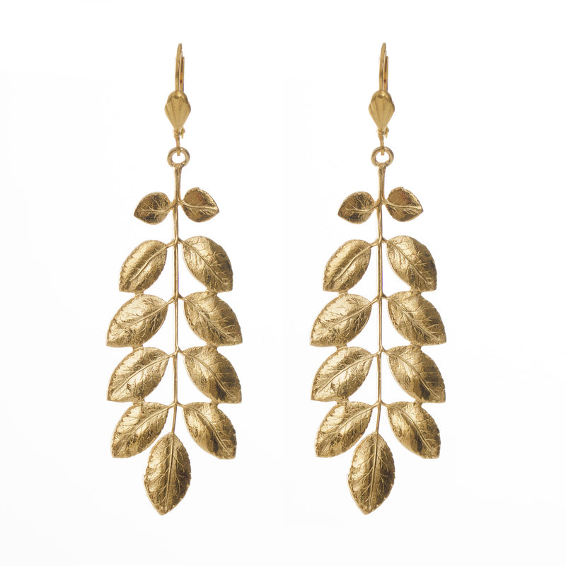 EDEN floral earring gold-plated