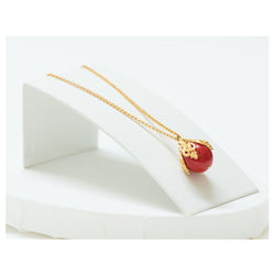 FLORA Pendant Necklace Red