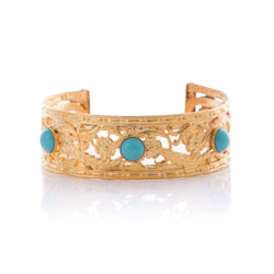 PHILAE bracelet gold-plated turquoise