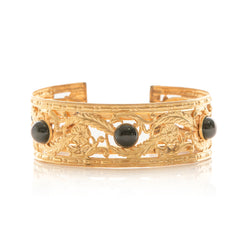 PHILAE bracelet gold-plated black agate