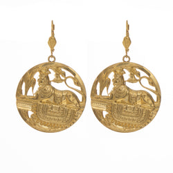 GIZA earrings gold-plated egyptian inspired