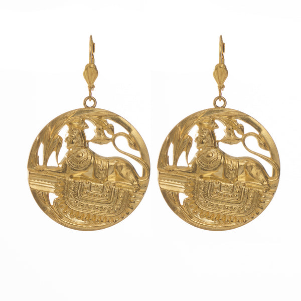 GIZA earrings gold-plated egyptian inspired