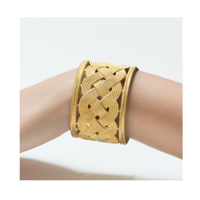INES adjustable braided bracelet
