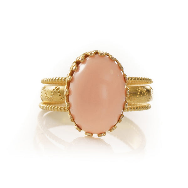 IRENE Adjustable Ring Coral