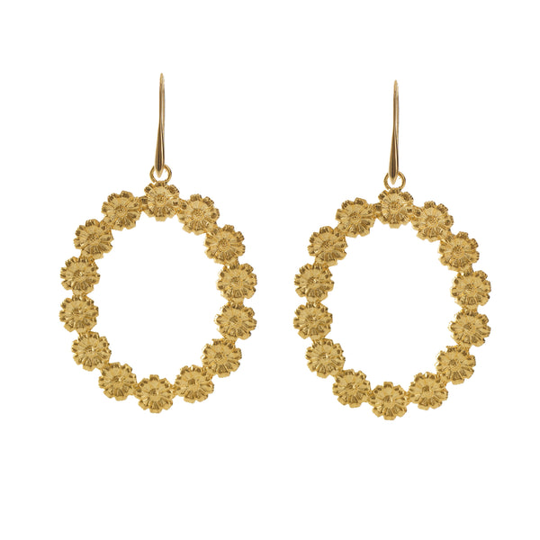 LILA earring gold-plated