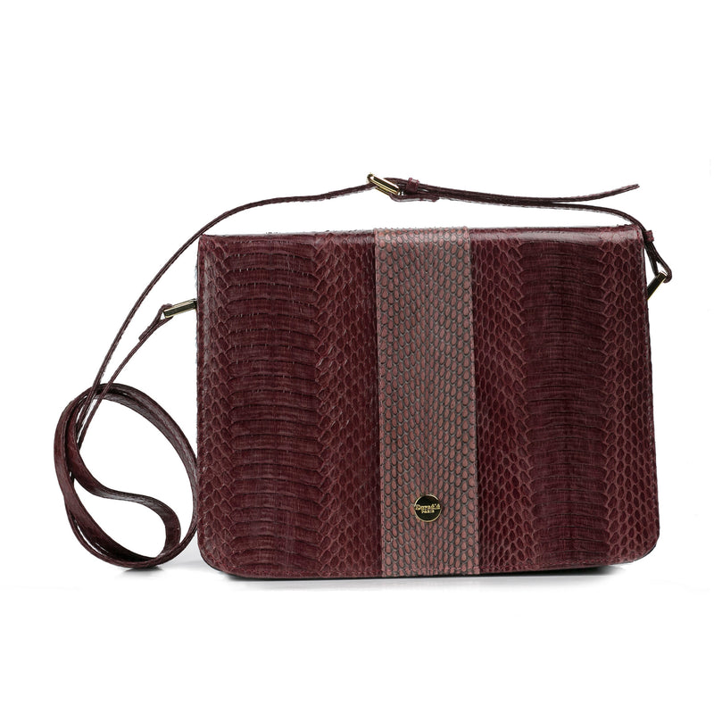 Crossbody bag LIM LE FO cassis and polka blue