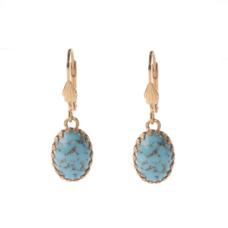 LOLA Gold Earring Turquoise