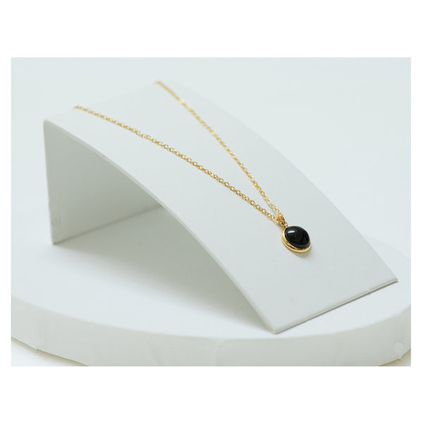 LAETITIA  necklace black agate