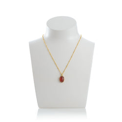 MEDICIS Vintage-inspired necklace Carnelian