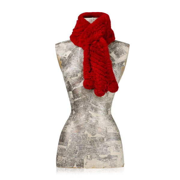 CHAMONIX red Knitted scarf