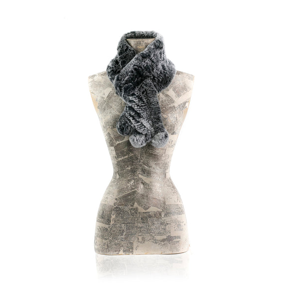 CHAMONIX Grey Knitted scarf
