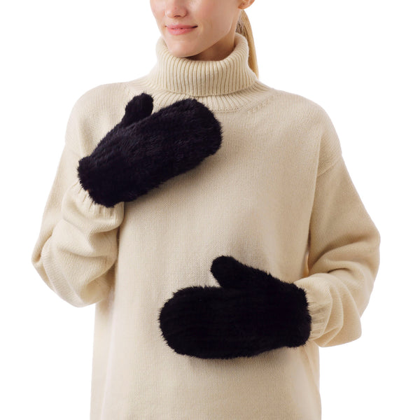 MAMMOTH Black Knitted Gloves