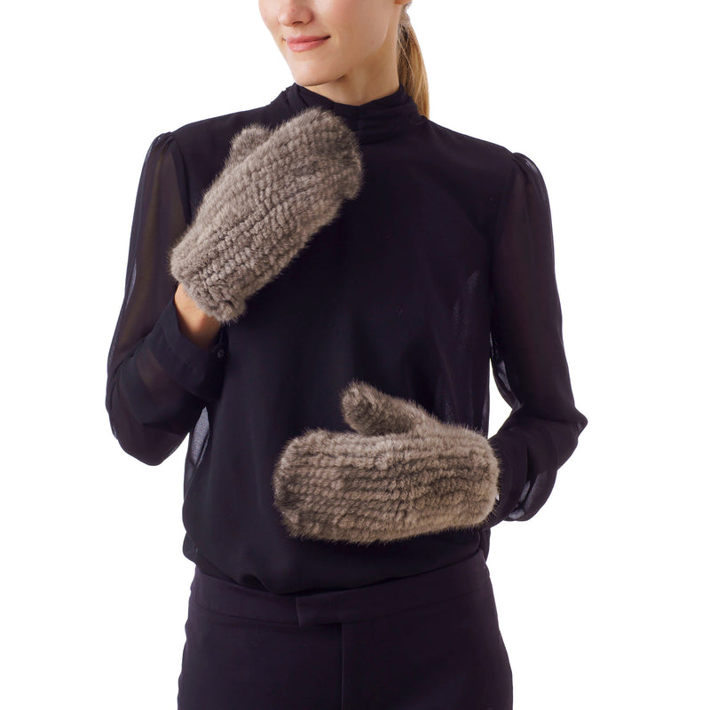 MAMMOTH Grey Knitted Gloves